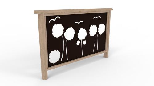 Sinnesvägg NR.9 - med träd