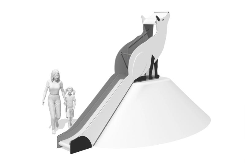 Släntrutsch FJÄLLRÄV