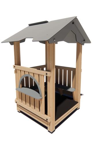Lekhus med kiosk i Organowood