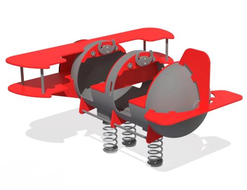 Fjädergunga DUBBELDÄCKARE