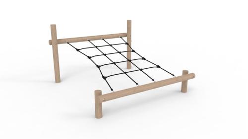 Sluttande klätternät