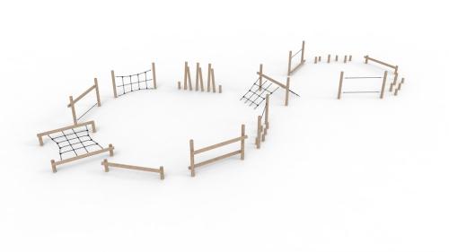 Stor åttaformig balansbana