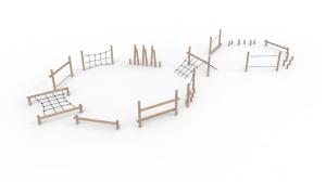 Stor åttaformig balansbana