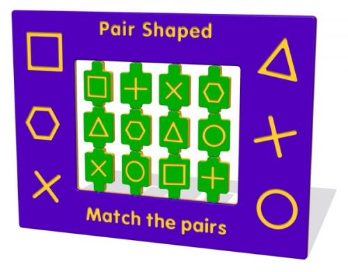 Pair Shaped Play Panel