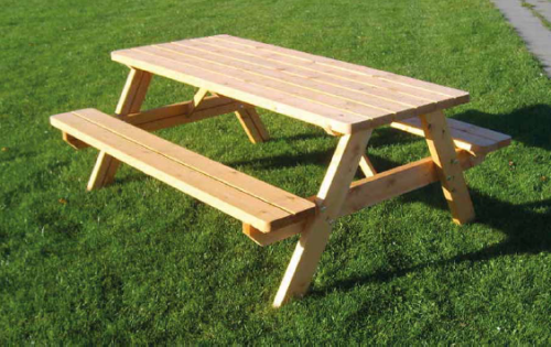 Bänkbord barnmodell, 4-6 platser