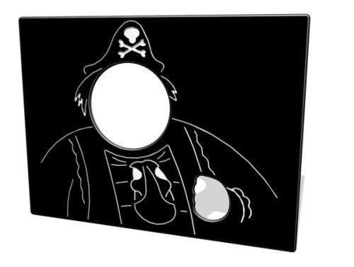 Pirate Head Through Play Panel