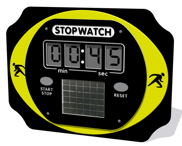 PlayTronic Solar Powered Stopwatch Panel