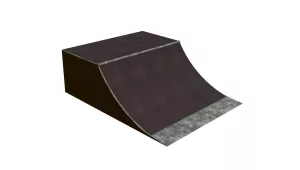 Quarterpipe L2.6 x W1.22 x H0.8