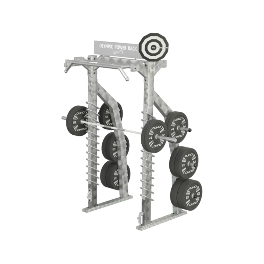 QUINCY OLYMPIC HALF POWER RACK