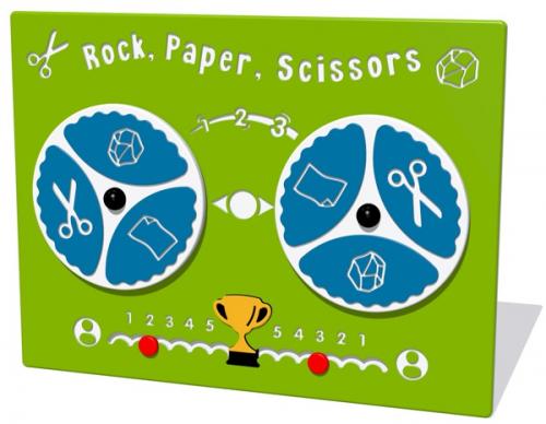 Rock Paper Scissors Play Panel