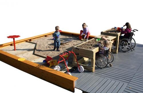 Tillgängliga Sandlådan Super