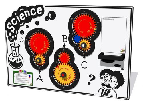 Scientific Gears Play Panel