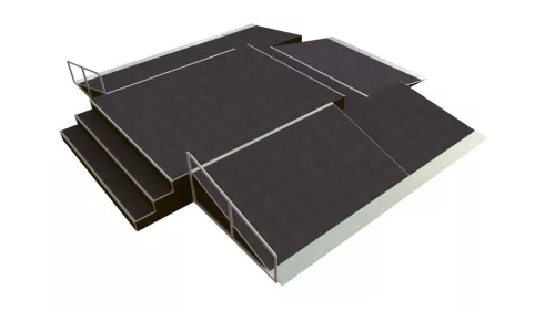 Skate Funbox L10.7 x W9.4 x H0,9/1,5