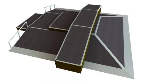 Skate funbox L7.2 x W6.8 x H1