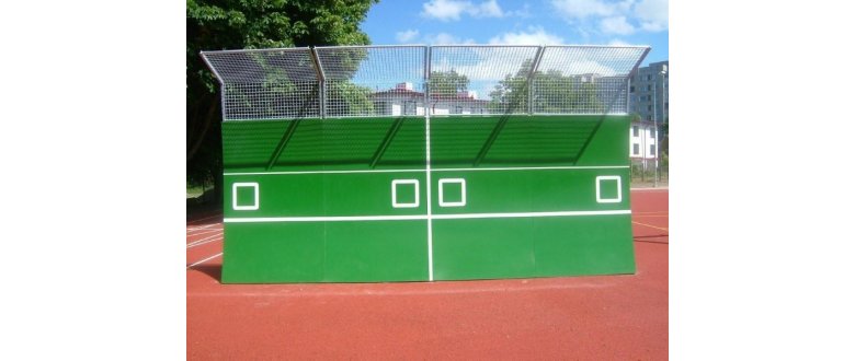 Tennisvägg för utomhusträning 2,3x1,5m