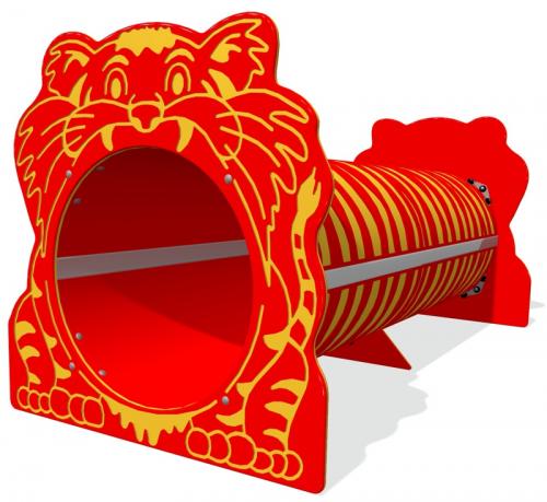 Tiger Crawl Thru Play Tunnel