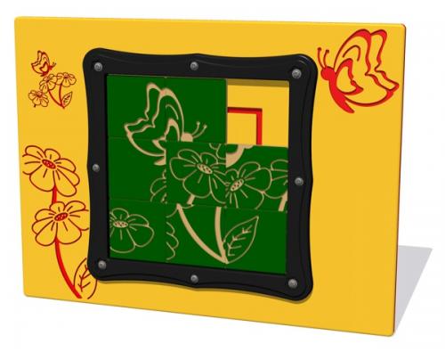 Tile Slide Butterfly Play Panel