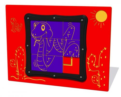 Tile Slide Snake Play Panel
