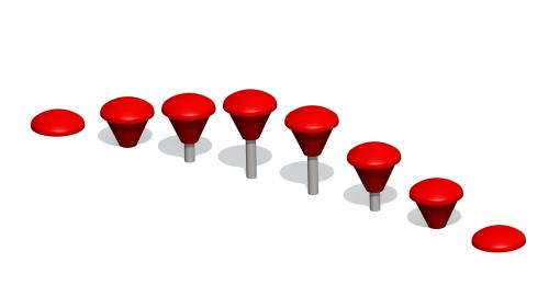 Balansbana EPDM-steg