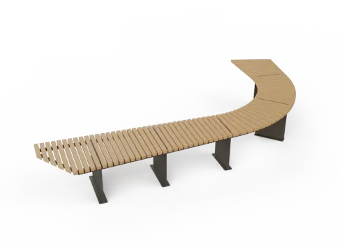 Backless bench RIGA
