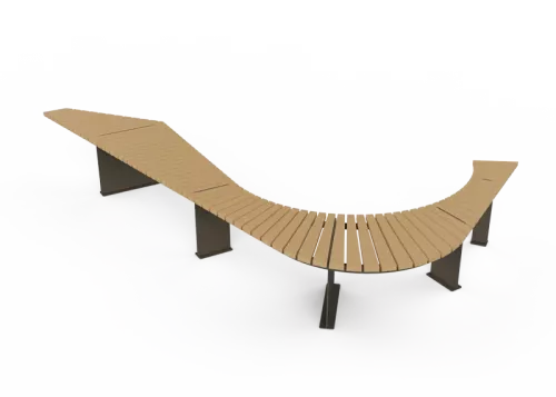 Backless bench RIGA
