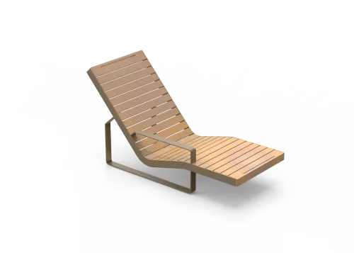 Lounger right armrest PIRO
