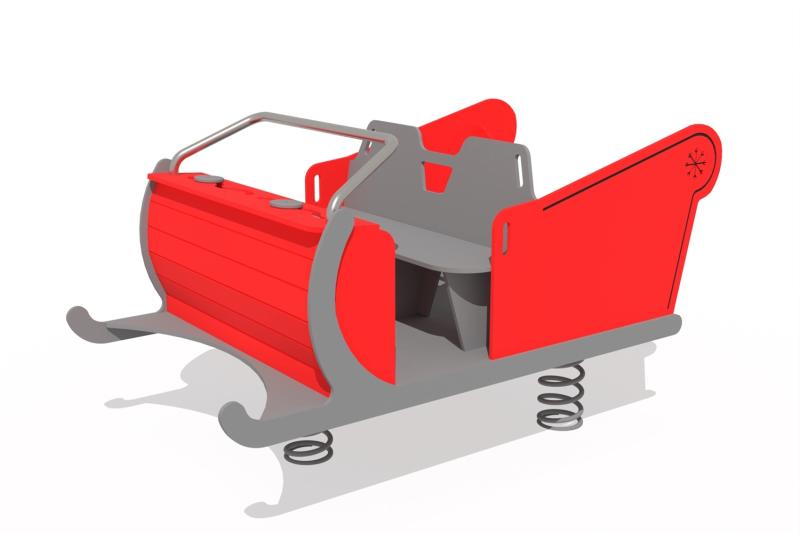 Fjädergunga SNÖSLÄDE