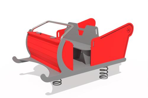 Fjädergunga SNÖSLÄDE