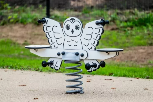 Fjädergunga SNÖUGGLA