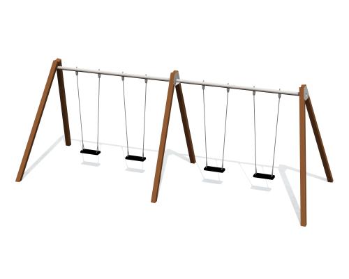 Gungställning för 4 platser