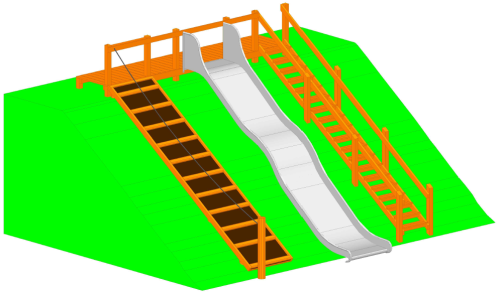 Tillgänglig Rutsch modell 3