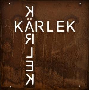 Skylt till armeringsjärn Kärlek Lind Decoration