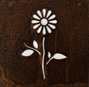 Skylt till armeringsjärn Blomma Lind Decoration