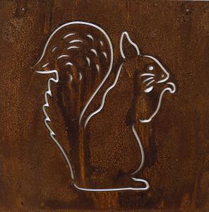 Skylt till armeringsjärn Ekorre Lind Decoration