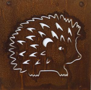 Skylt till armeringsjärn Igelkott Lind Decoration