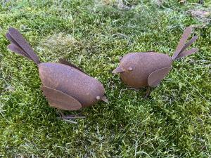 Fåglar 3D 2-set Lind decoration