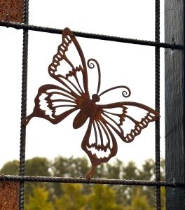 Skylt till armeringsjärn Fjäril Lind Decoration