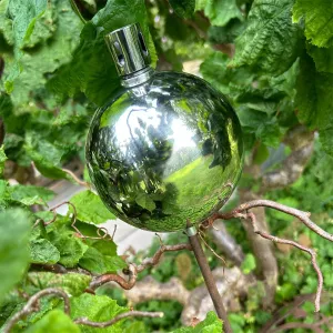 Oljelampa Silver Kula Eldgarden