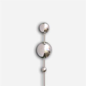 Dekoration Silverklot på pinne ELDgarden