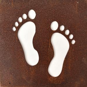 Skylt till armeringsjärn Fotsteg Lind Decoration