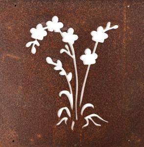 Skylt till armeringsjärn Orkidé Lind Decoration