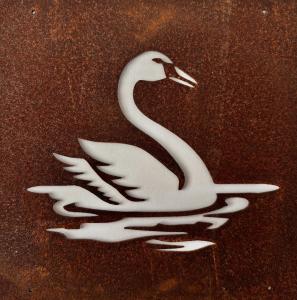 Skylt till armeringsjärn Svan Lind Decoration