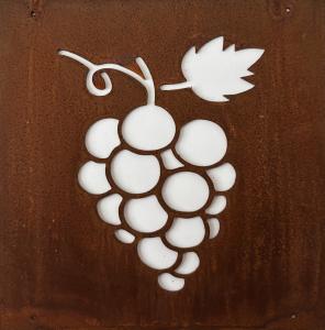 Skylt till armeringsjärn Vindruvor Lind Decoration