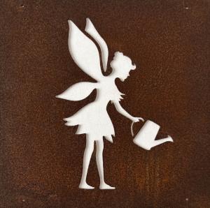 Skylt till armeringsjärn Älva med vattenkanna Lind Decoration (kopia)