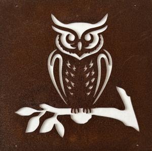 Skylt till armeringsjärn Uggla Lind Decoration