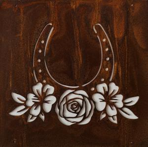 Skylt till armeringsjärn Hästsko lyckofigur Lind Decoration