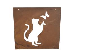 Skylt till armeringsjärn Katt Lind Decoration
