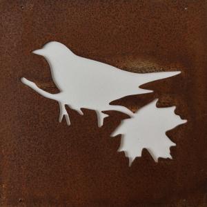 Skylt till armeringsjärn Fågel Lind Decoration