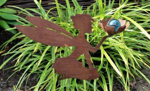 Älva med glaskula Lind decoration