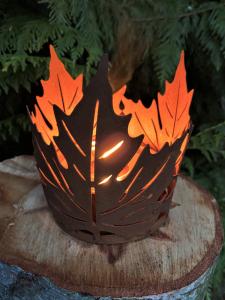 Marschallhållare Lönn Lind decoration